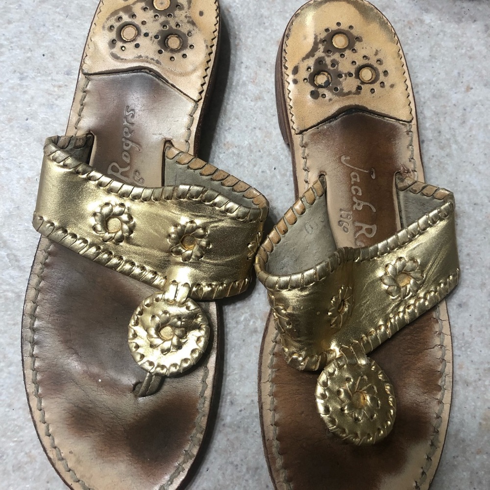 Gold Authentic Jack Rogers Classic